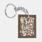 Porte-clés Mah Jong Jokers (Devant gauche)