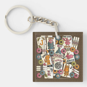 Porte-clés Mah Jong Jokers