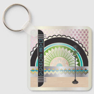 Porte-clés Mah Jongg Deco Porte - clé