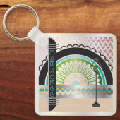 Porte-clés Mah Jongg Deco Porte - clé (Recto)