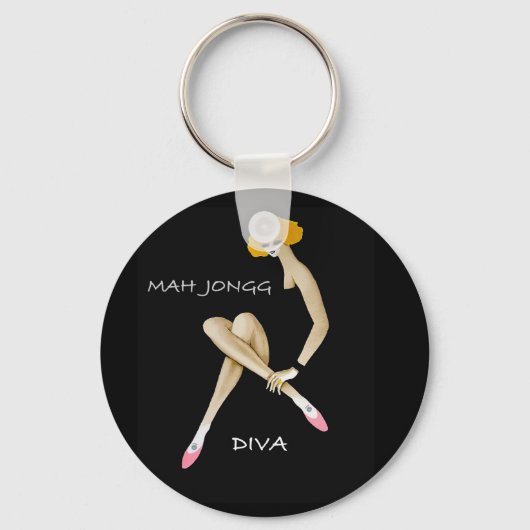 Porte-clés Mah Jongg Diva Porte - clé (Recto)