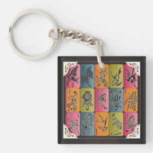 Porte-clés Mah Jongg One Bams