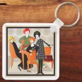 Porte-clés Mah Jongg Porte - clé de jeu (Verso)