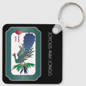 Porte-clés Mah Jongg Porte - clé de vacances (Dos)