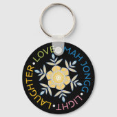 Porte-clés Mah Jongg Snowflakes Porte - clé (Verso)