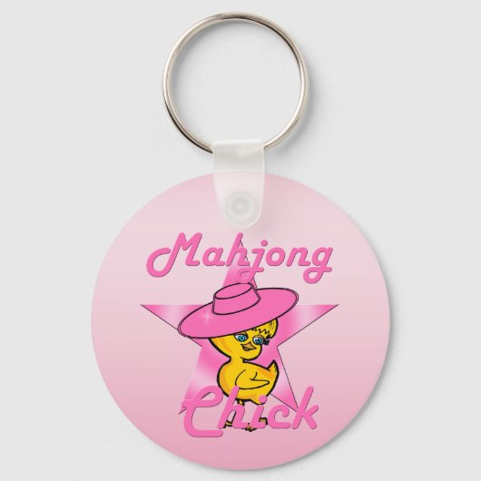 Porte-clés Mahjong Chick #8 (Recto)