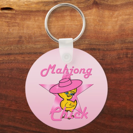 Porte-clés Mahjong Chick #8 (Recto)