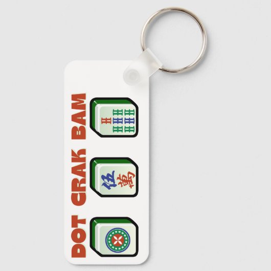 Porte-clés Mahjong Dot Crak Bam (Verso)