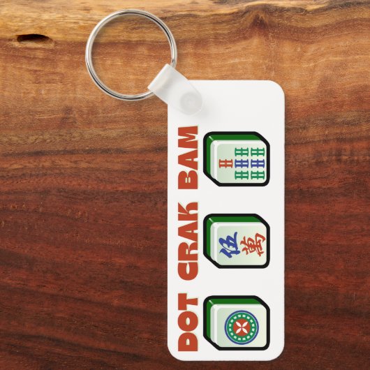Porte-clés Mahjong Dot Crak Bam (Recto)
