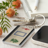 Porte-clés Mahjong porte - clé avec symboles de dragon (Devant droit)