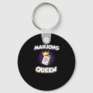 Porte-clés Mahjong Queen Jeu Mahjong Joueur Jeux Graphique