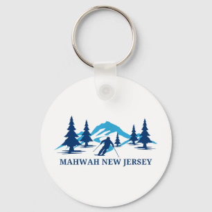Porte-clés Mahwah new jersey station de ski skieur ski 