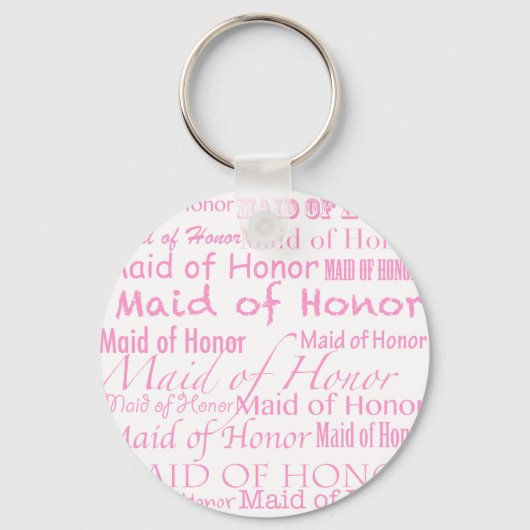 Porte-clés Maid of honor (Recto)