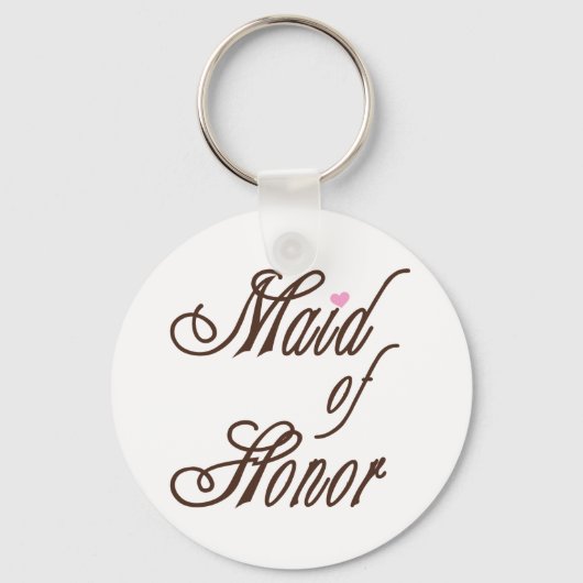 Porte-clés Maid of Honor Classy Browns (Recto)