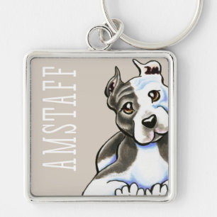 Porte-clés Maigre d'Amstaff sur moi (type)