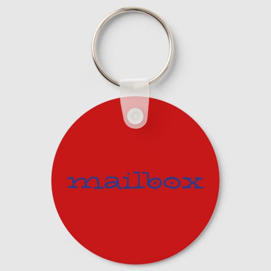 Porte-clés mailbox key chain (Recto)