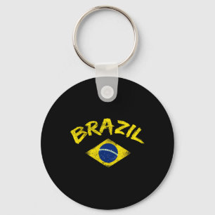 Porte-clés Maillot de foot Brésil drapeau national brésilien