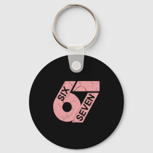 Porte-clés Maillot de joueur n°67 rose et blanc Uniforme #67