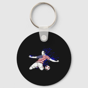 Porte-clés Maillot de l'équipe nationale de soccer d'Amérique