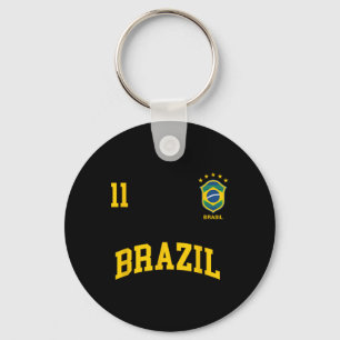 Porte-clés Maillot de sport de l'équipe brésilienne de footba