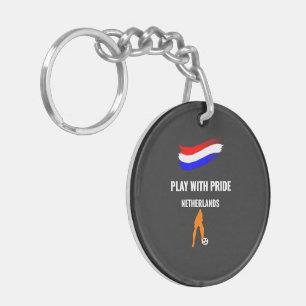 Porte-clés Maillot Fierté Footballeur Néerlandais 2026