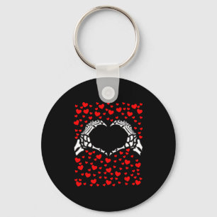 Porte-clés Main d'os amusante Cadeau de la Saint-Valentin pou
