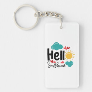 Porte-clés Main Drake Art - Bonjour Sunshine Texte