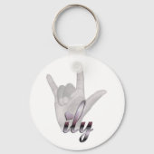 Porte-clés Main ILY (Recto)