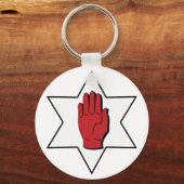 Porte-clés Main Rouge De L'Ulster (Recto)