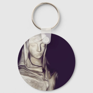 Porte-clés main sur coeur