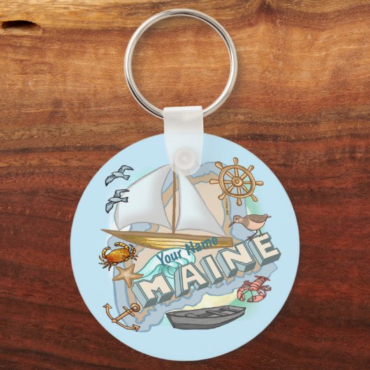 Porte-clés Maine (Recto)