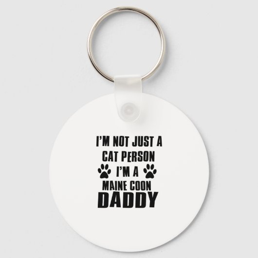 Porte-clés Maine Coon chemise chat Designs (Recto)
