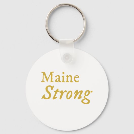 Porte-clés Maine Strong (Recto)