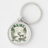 Porte-clés Maine the Pine Tree State (Devant)