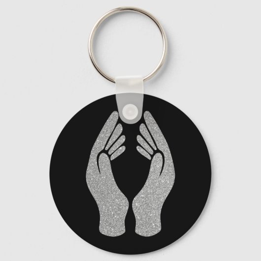Porte-clés Mains de diamant (Recto)