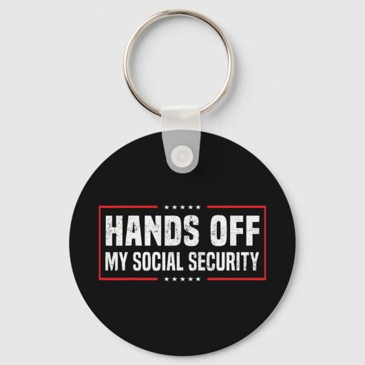 Porte-clés Mains de ma sécurité sociale (Recto)