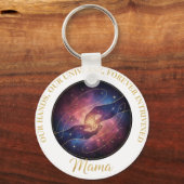 Porte-clés Mains de Mama Galaxie Univers Céleste (Recto)