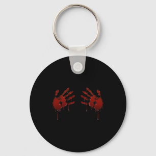 Porte-clés Mains de sang pour hommes Imprimer - Costume d'Hal