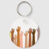 Porte-clés Mains élevées (Recto)