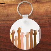 Porte-clés Mains élevées (Recto)