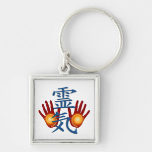 Porte-clés Mains Reiki