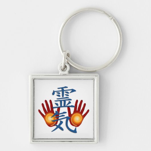 Porte-clés Mains Reiki (Devant)