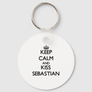 Porte-clés Maintenez calme et baiser SebastiAn