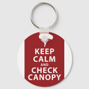 PORTE-CLÉS MAINTENEZ CALME ET VÉRIFIEZ L'AUVENT