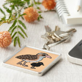 Porte-clés Maïs Crake avec le bébé (Côté)