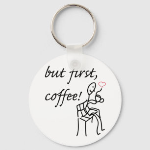 Porte-clés Mais premier café 2,25" porte - clé de base de