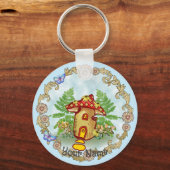 Porte-clés Maison Champignon (Recto)
