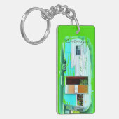 Porte-clés Maison customisée de campeur de caravane (Devant gauche)