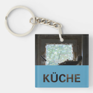 Porte-clés Maison de cartes   Équipement d'entreprise inhabit