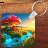 Porte-clés Maison de champignons (Verso)